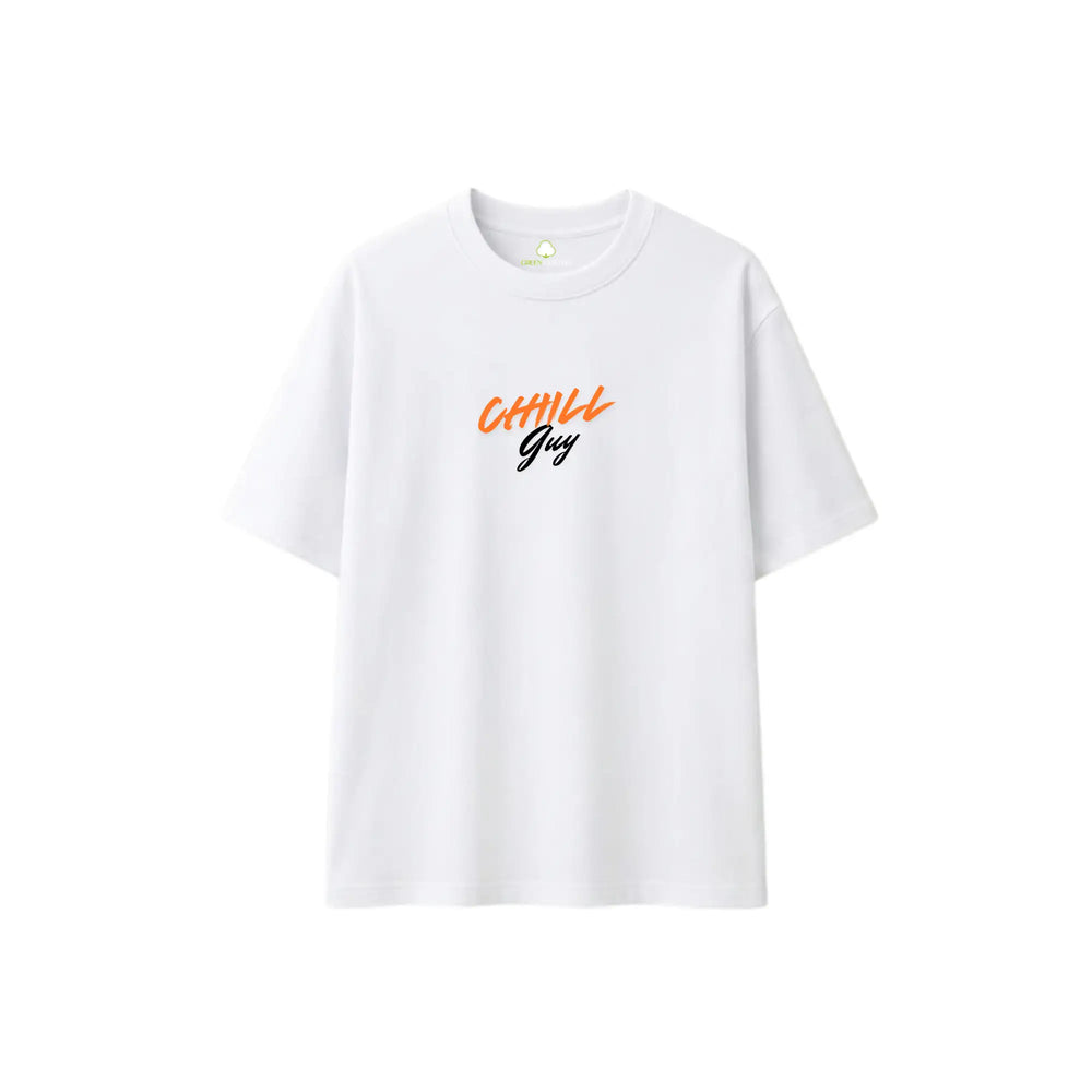 chill Guy White Oversize T-Shirt
