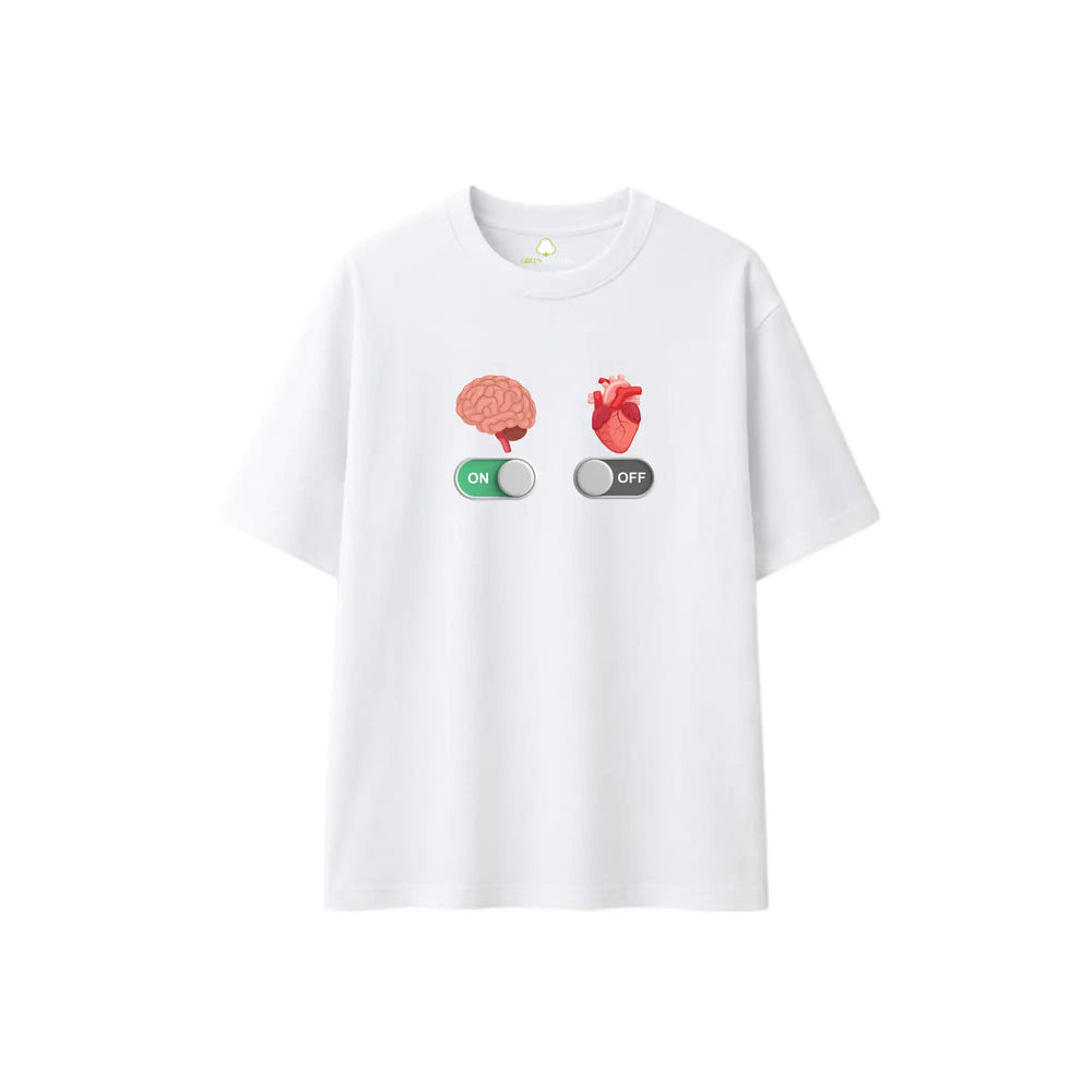 ON/OFF White Oversize T-Shirt