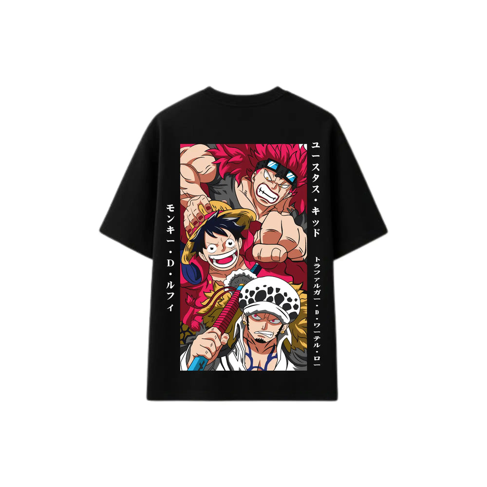Boom Japanise Black Oversize T-Shirt