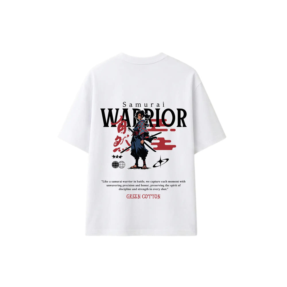 Warrier White Oversize T-Shirt