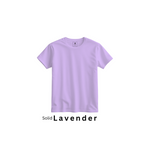 Lavender  100% Super Combed Cotton Casual T-Shirt For Unisex