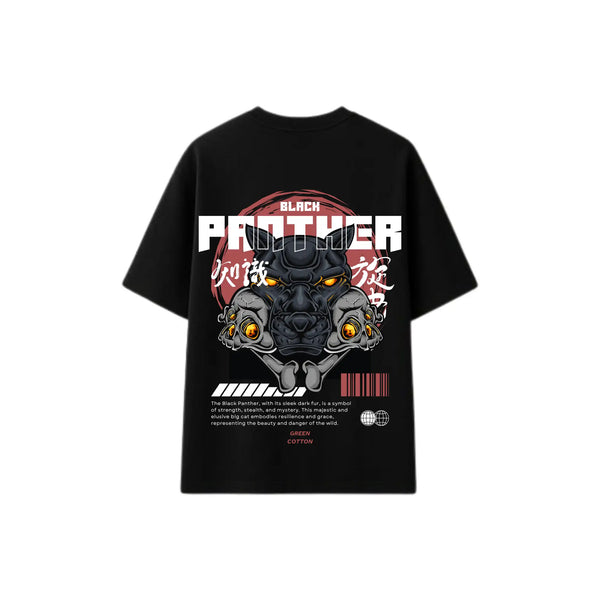 Black Panther Black Oversize T-Shirt