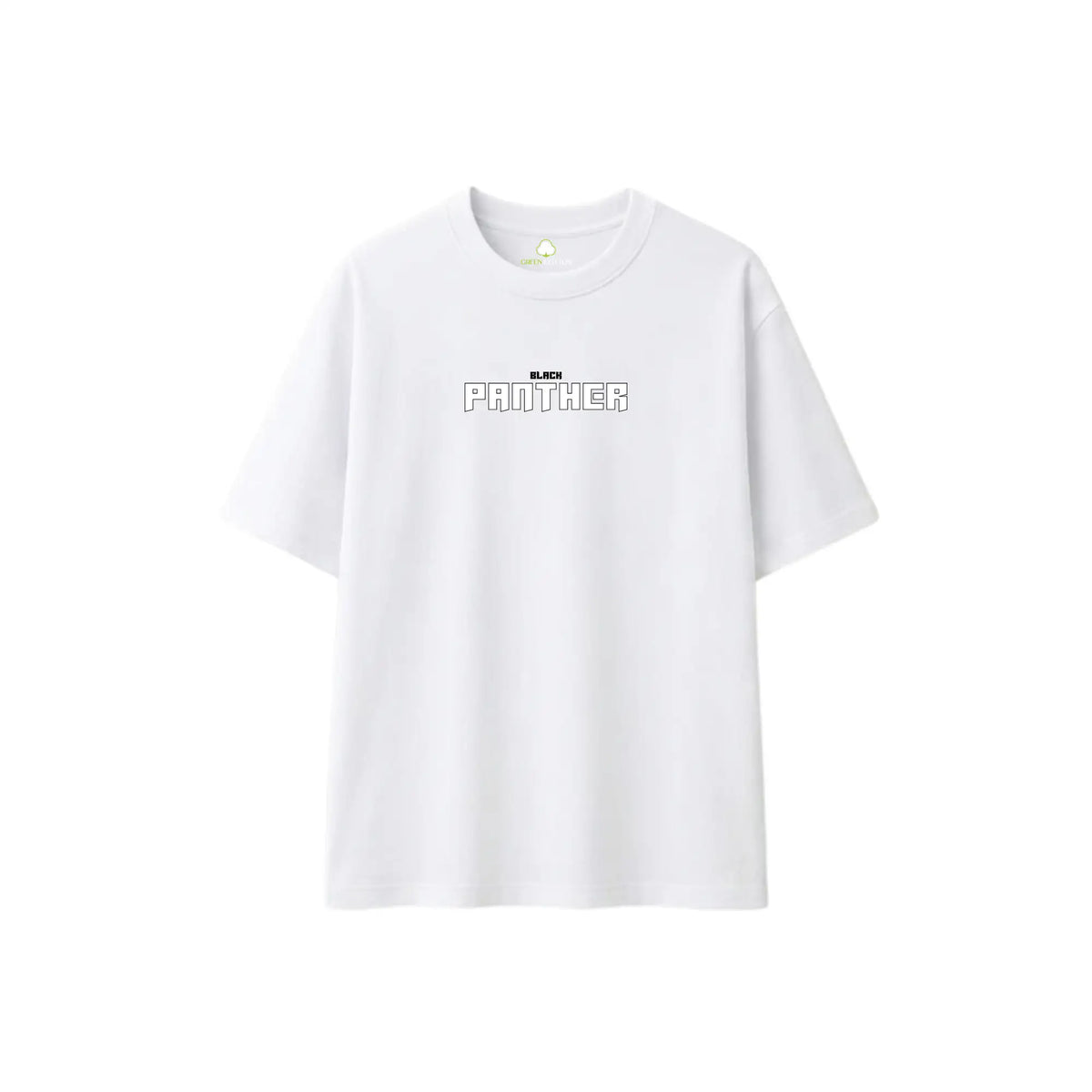 Black Phanter White Oversize T-Shirt