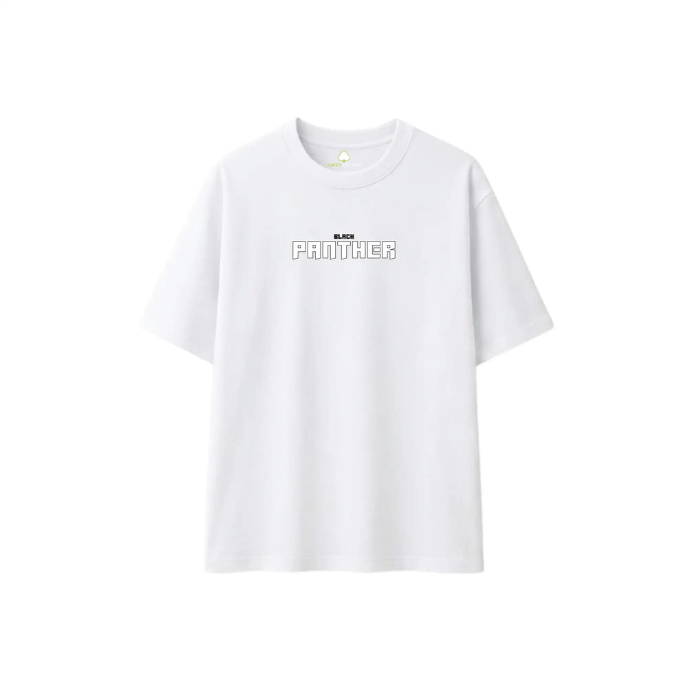 Black Phanter White Oversize T-Shirt
