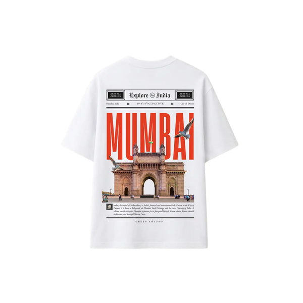 Mumbai White Oversize T-Shirt