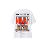 White Mumbai Edition Oversized T-Shirt For Men