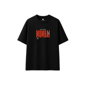 Black Oversize Mumbai T-Shirt | For Men