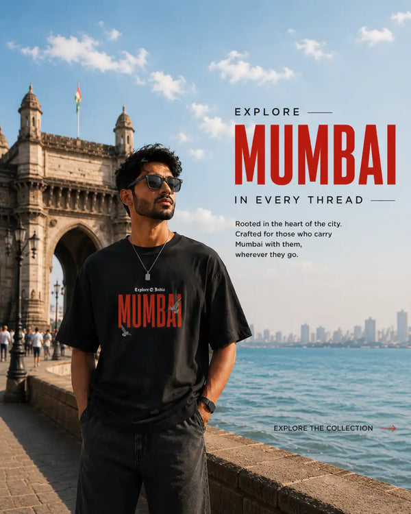 Black Oversize Chatrapati Shivaji Maharaj T-Shirt