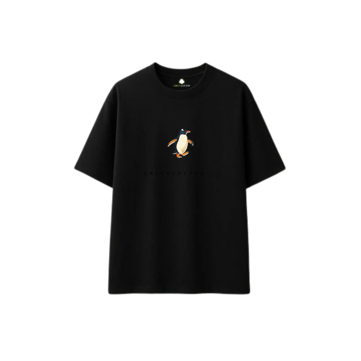 Penquin Black Oversize T-Shirt