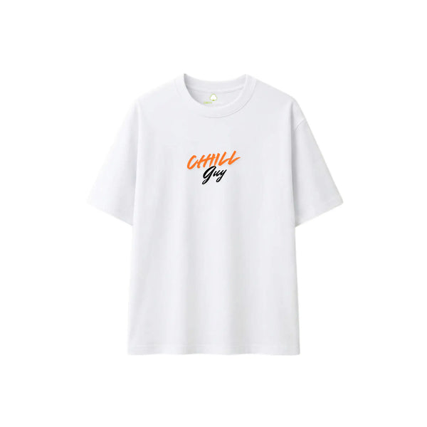 chill Guy White Oversize T-Shirt