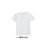 White 100% Super Combed Cotton Casual T-Shirt For Unisex