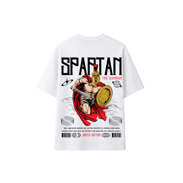 Spartian White Oversize T-Shirt