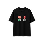 ON/OFF Black Oversize T-Shirt