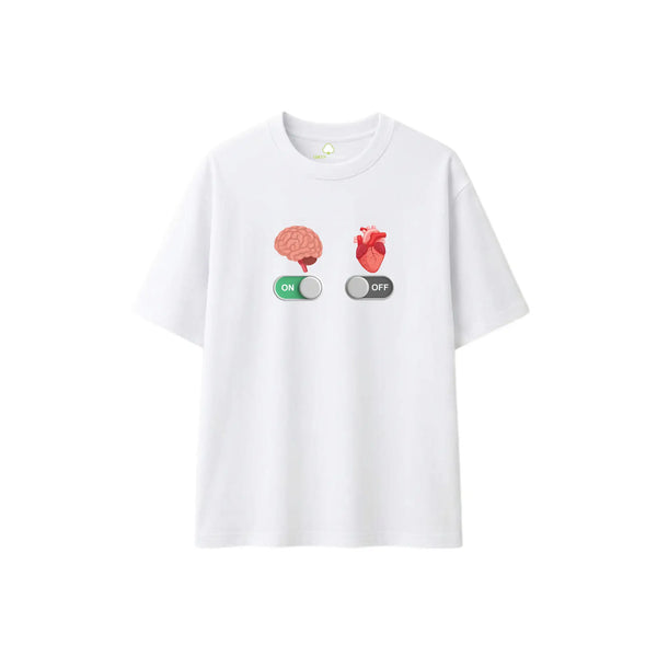 ON/OFF White Oversize T-Shirt