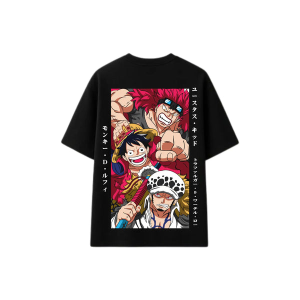 Boom Japanise Black Oversize T-Shirt