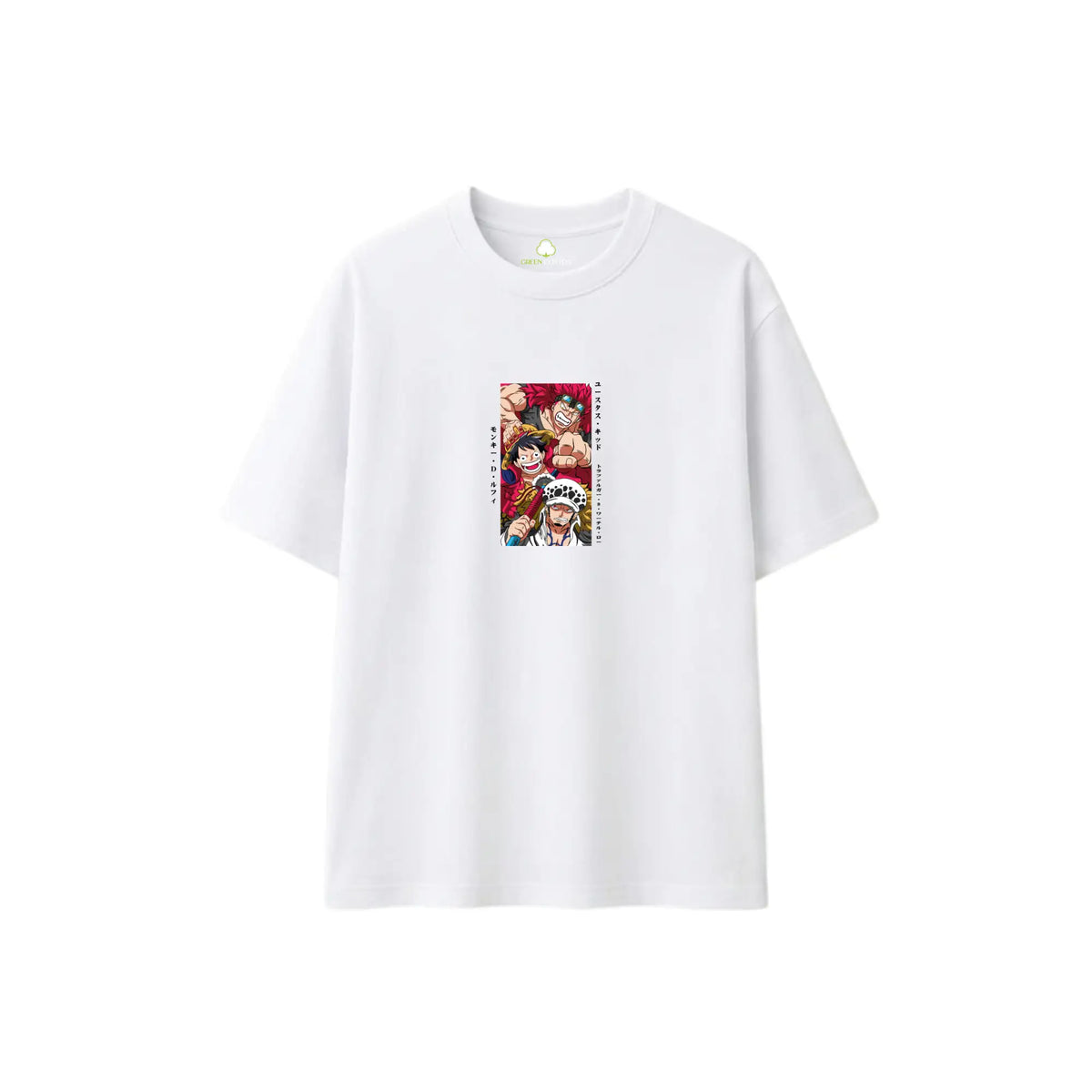 Boom Japanise White Oversize T-Shirt