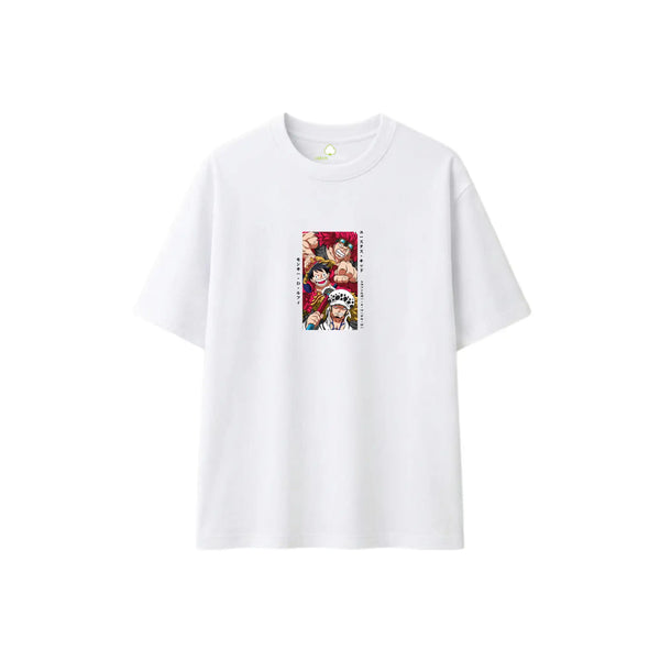Boom Japanise White Oversize T-Shirt
