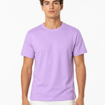 Lavender  100% Super Combed Cotton Casual T-Shirt For Unisex