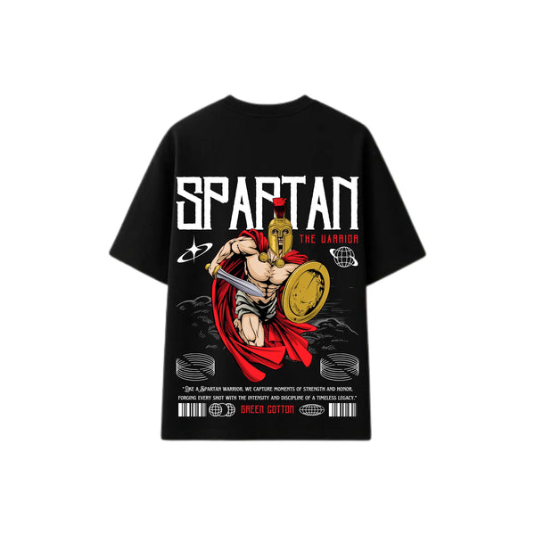 Spartian BlackOversize T-Shirt
