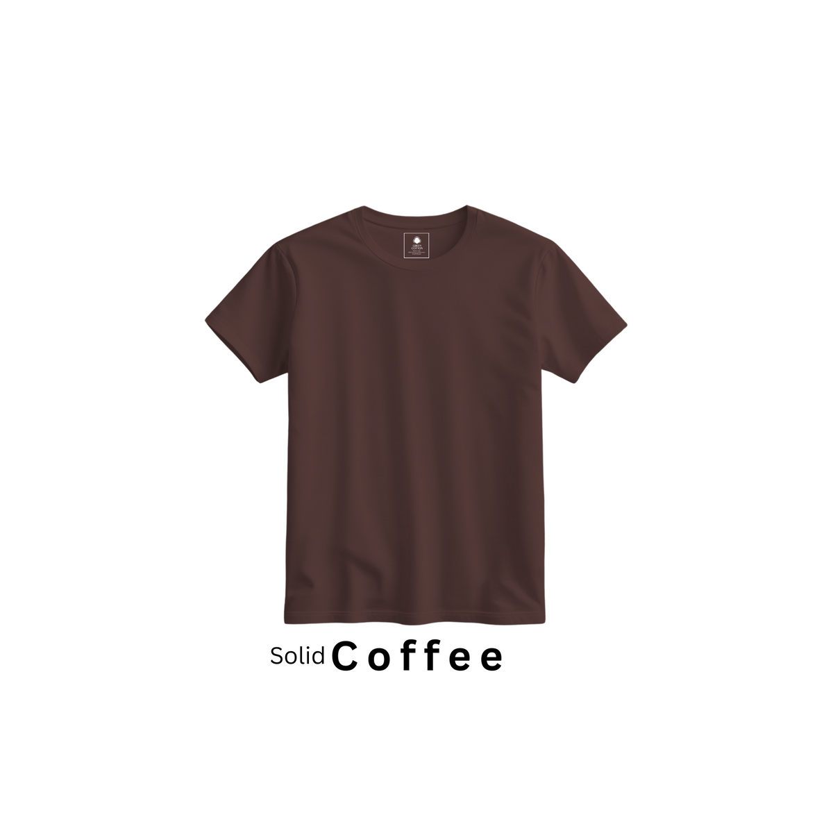 Coffe 100% Super Combed Cotton Casual T-Shirt For Unisex