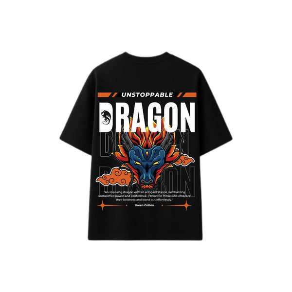 Dragon Black Oversize T-Shirt