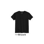 Black 100% Super Combed Cotton Casual T-Shirt For Unisex
