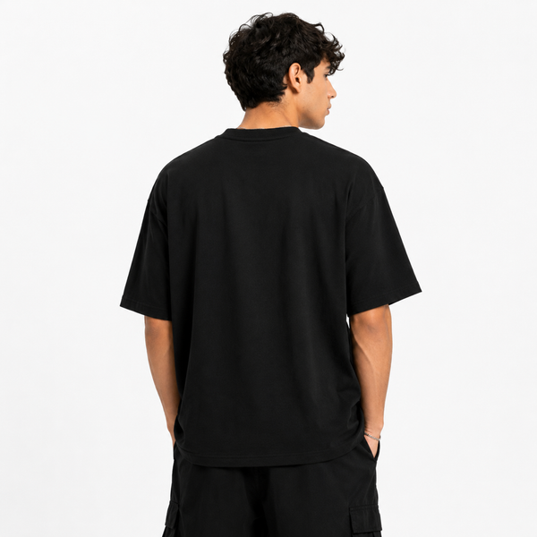 Red Hot Black Oversize T-Shirt