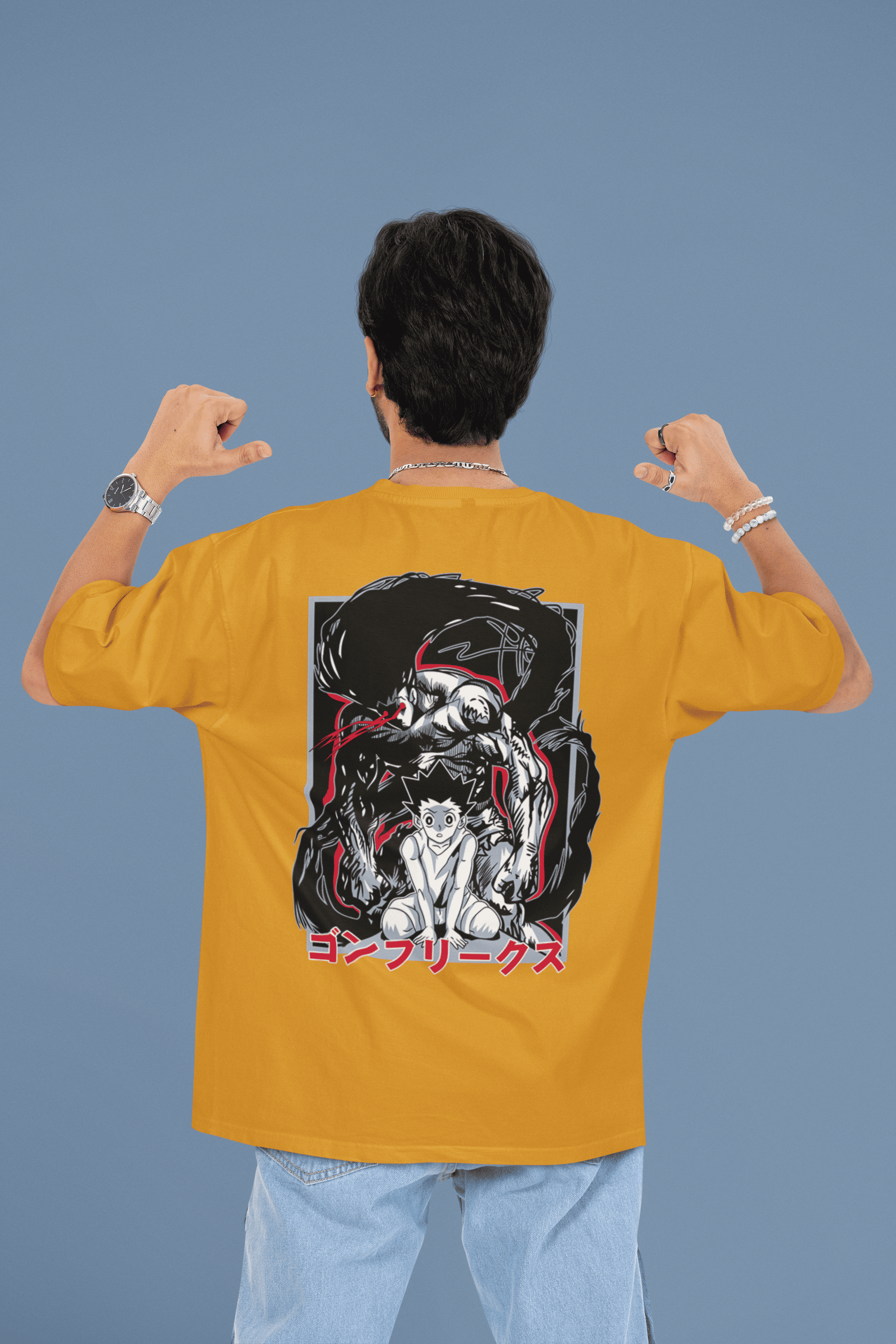 Imperial Chinese Dragon Oversized T-Shirt - Green Cotton