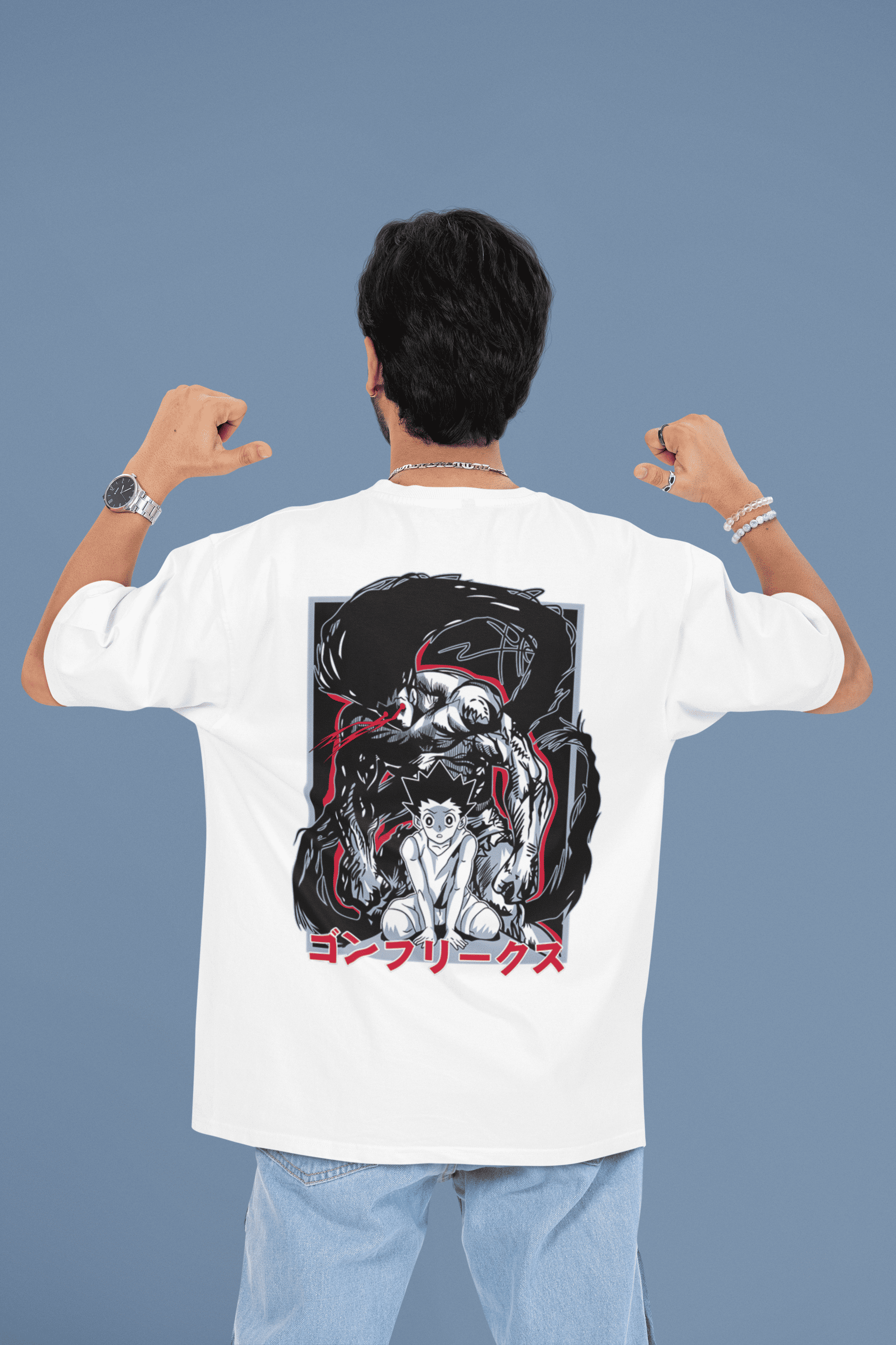 Imperial Chinese Dragon Oversized T-Shirt - Green Cotton