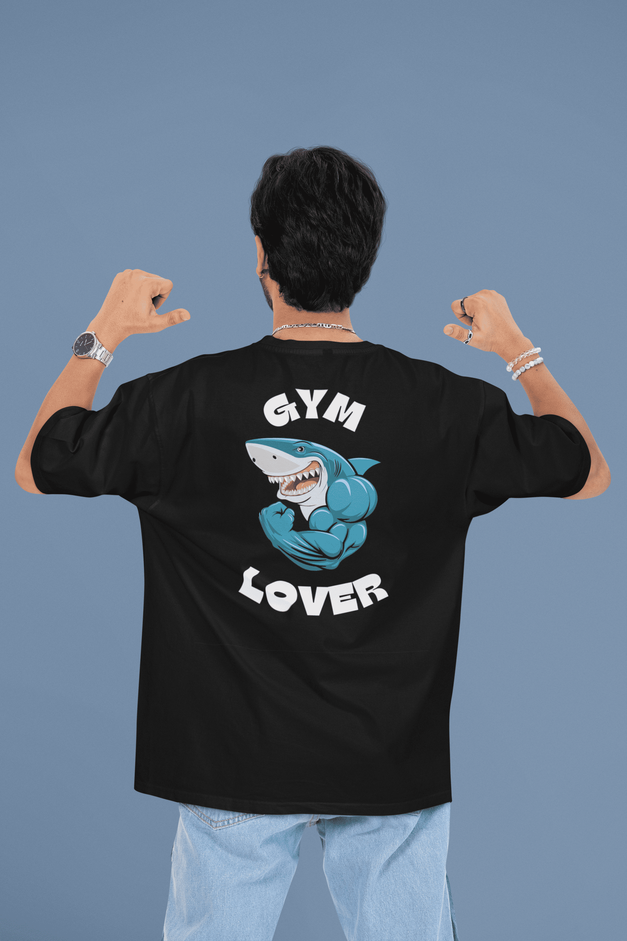 GymLover Oversized T-Shirt - Green Cotton