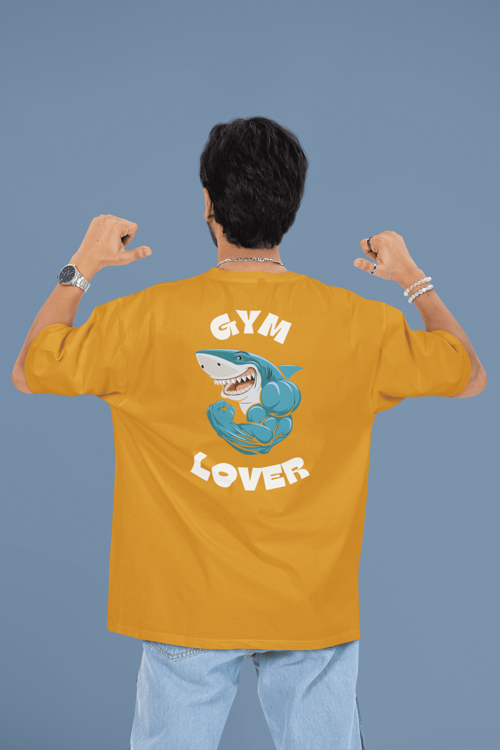 GymLover Oversized T-Shirt - Green Cotton