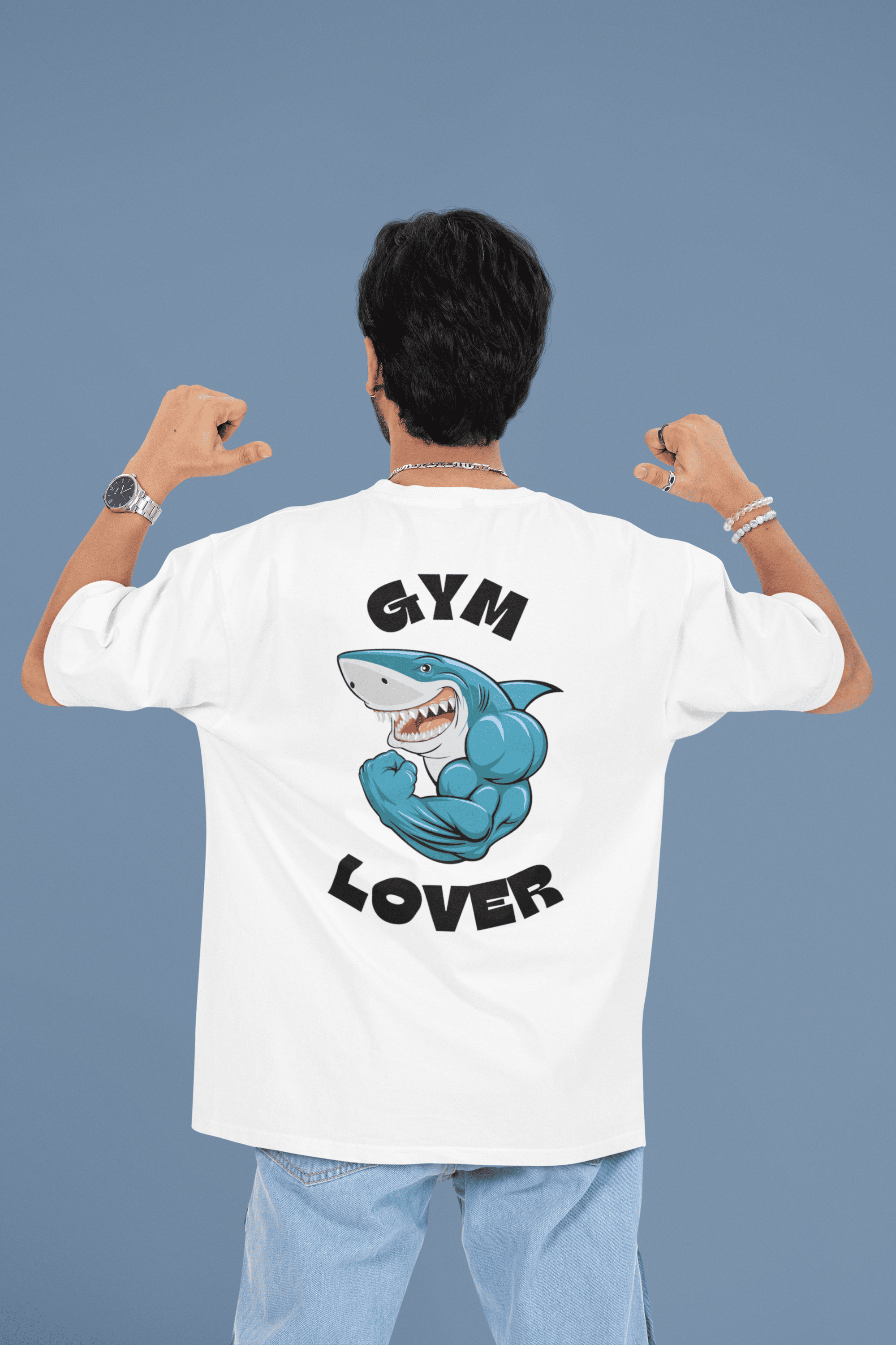 GymLover Oversized T-Shirt - Green Cotton