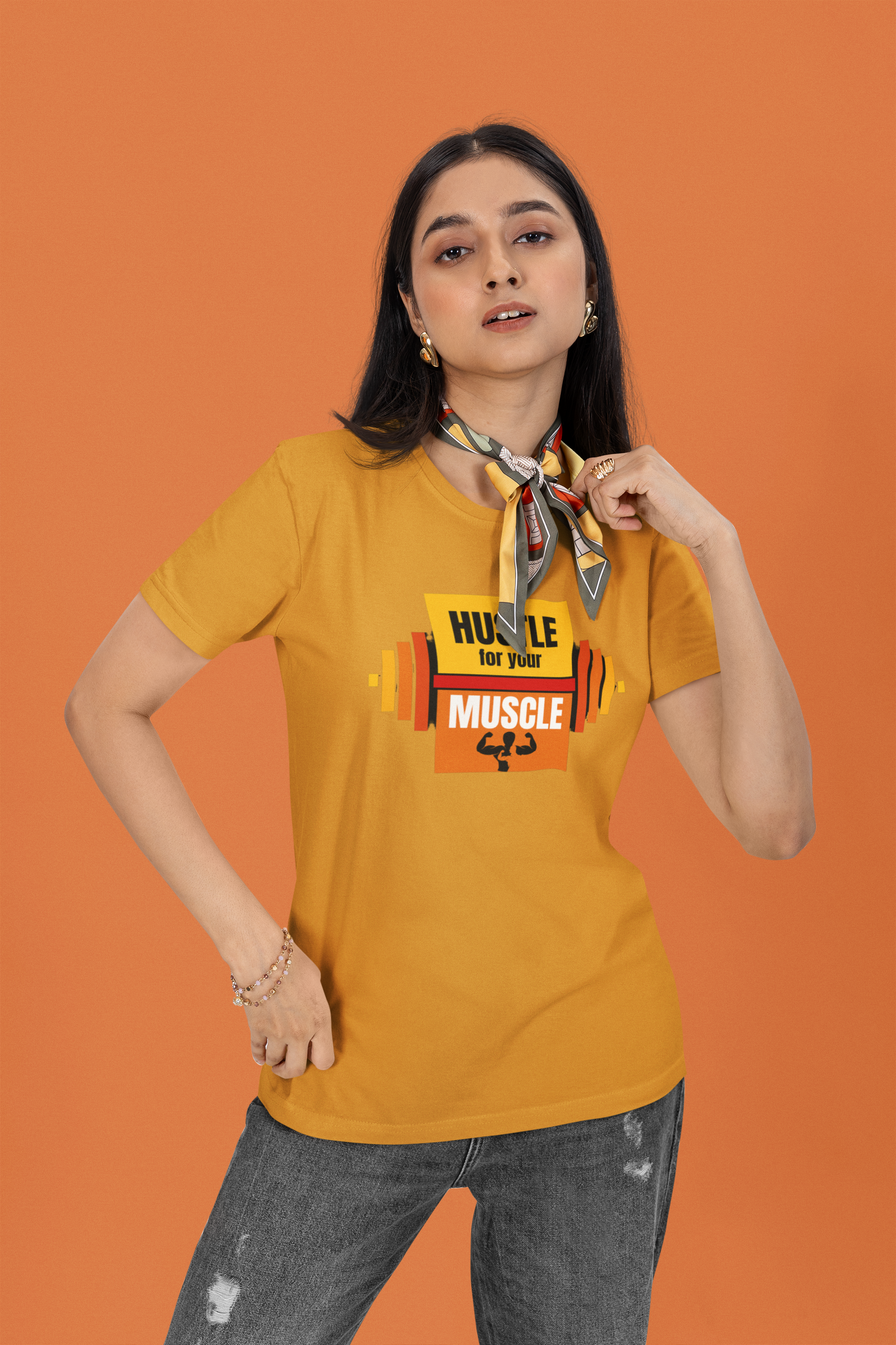 Hustle Vision Regular Fit T-Shirt - Green Cotton