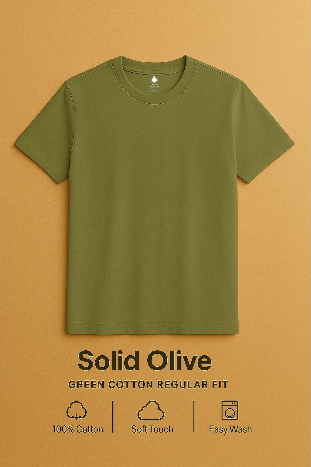 Solid Regular T-Shirts