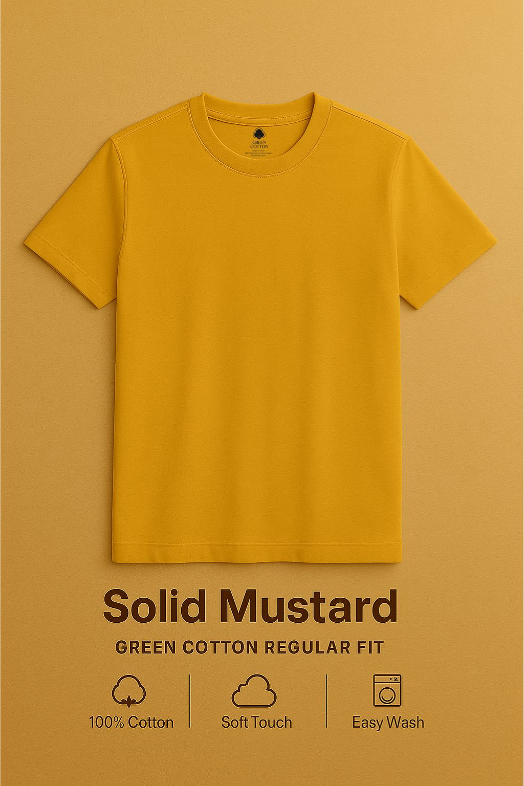 Solid Regular T-Shirts