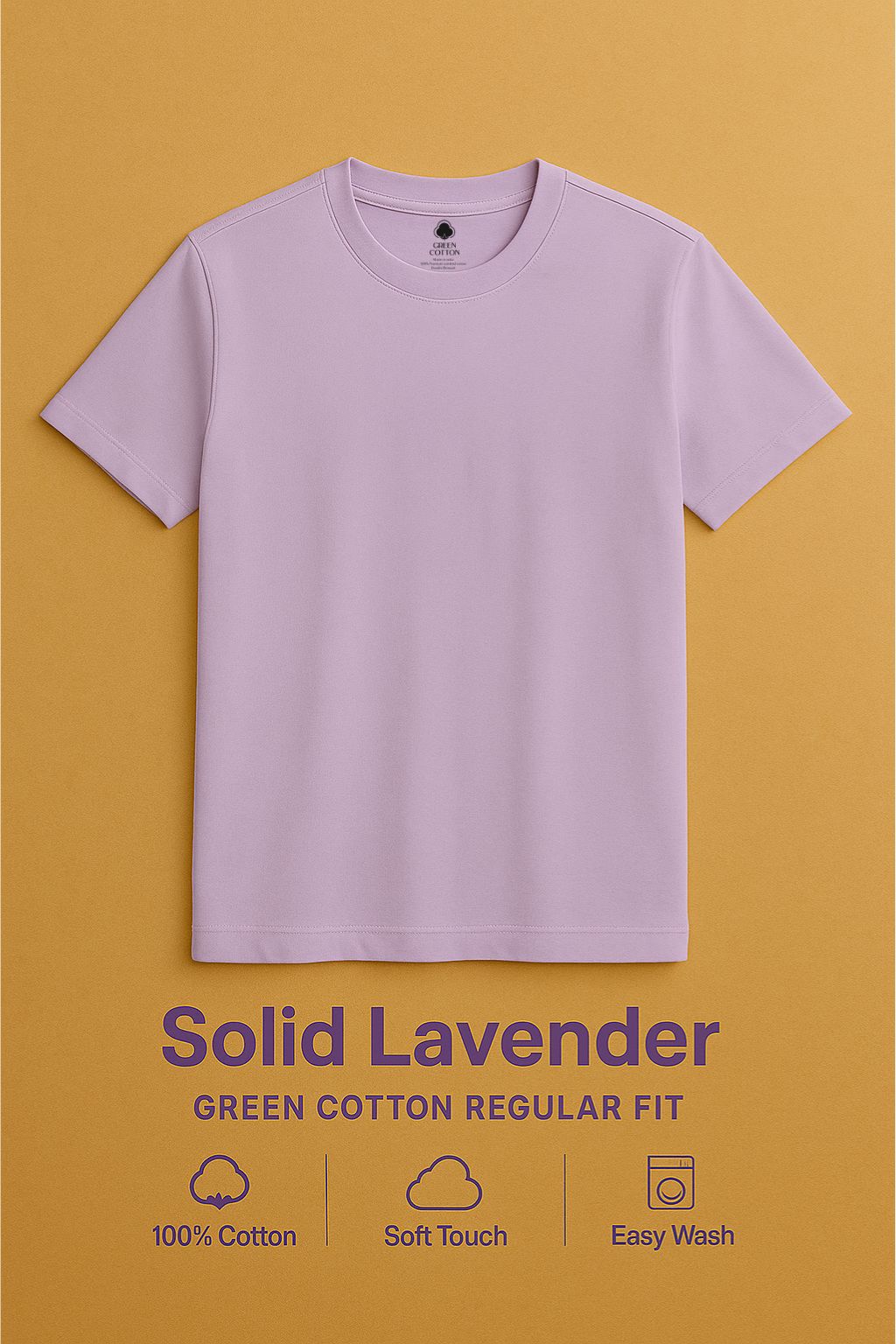Solid Regular T-Shirts