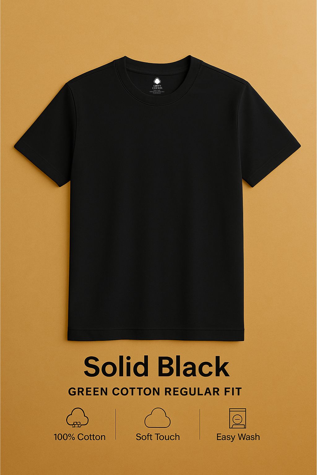 Solid Regular T-Shirts