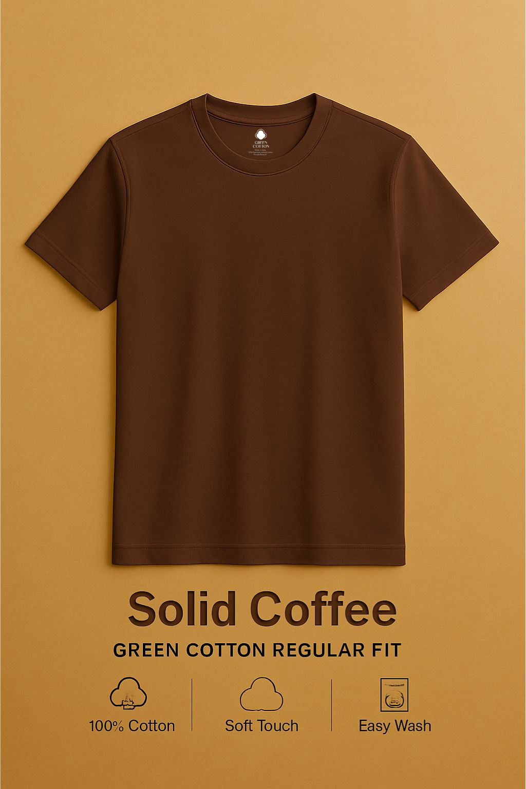 Solid Regular T-Shirts
