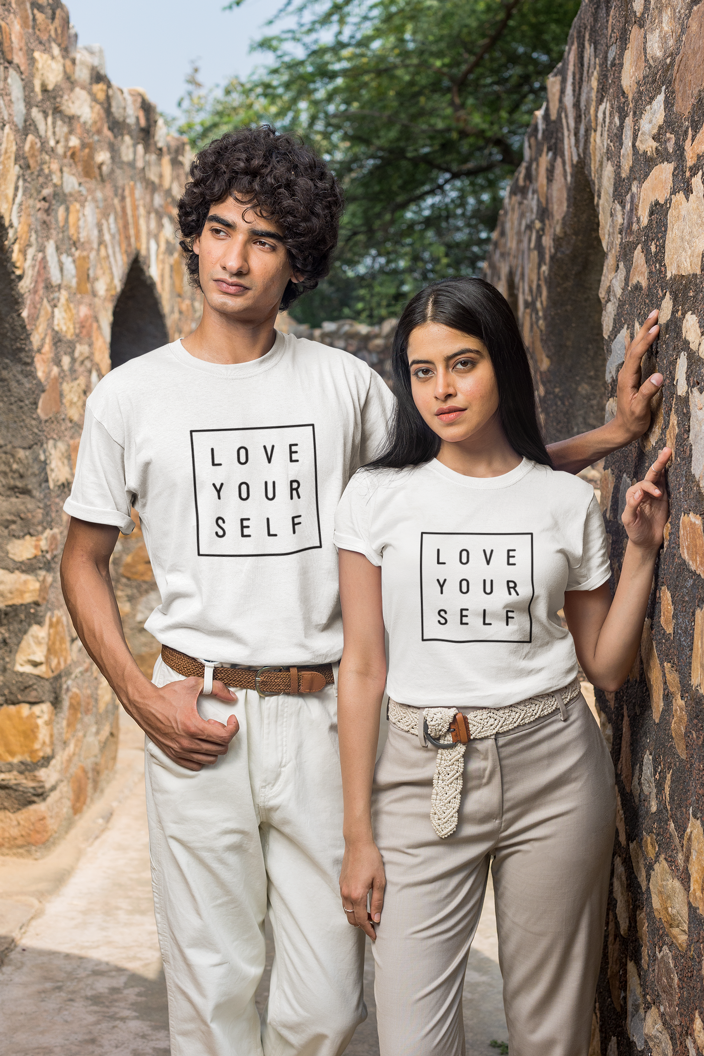Mustard Love Essential Regular Fit T-Shirt - Green Cotton