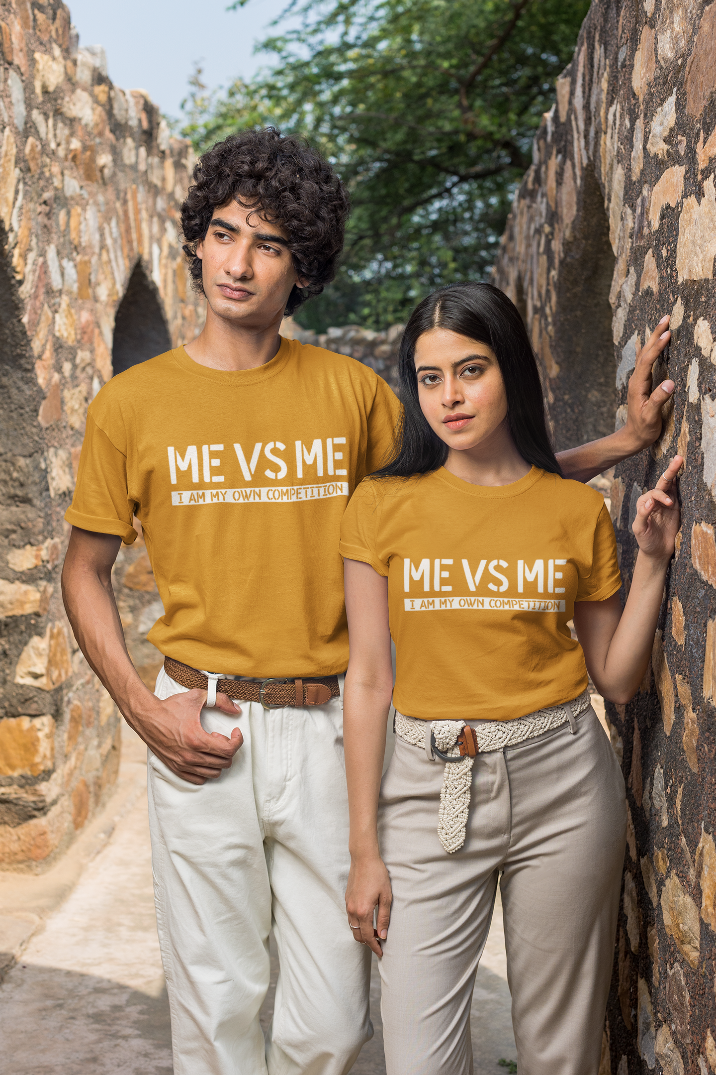 Me vs Me Empowerment Regular Fit T-Shirt - Green Cotton
