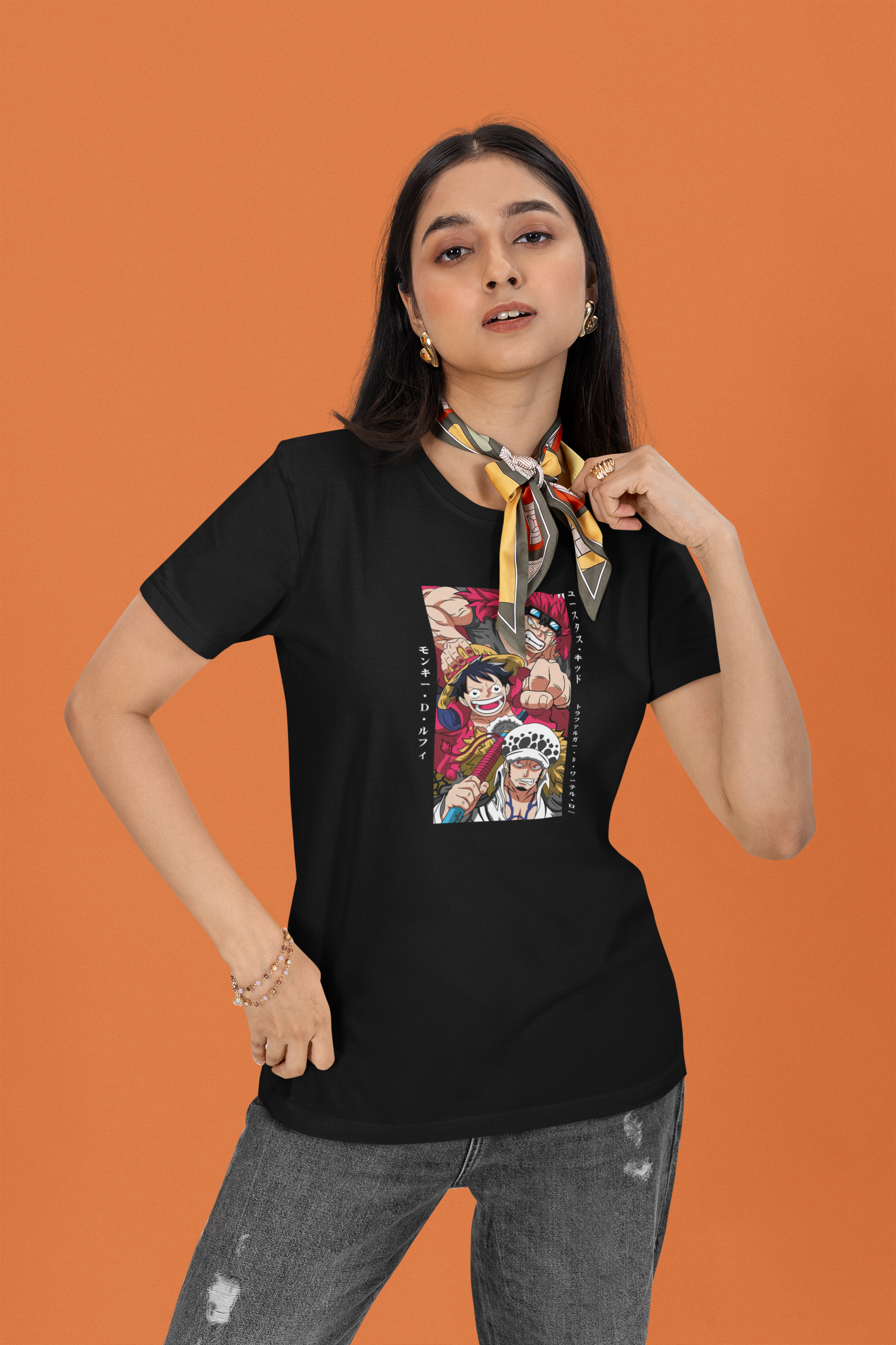 One Piece Adventure Essential T-Shirt - Green Cotton