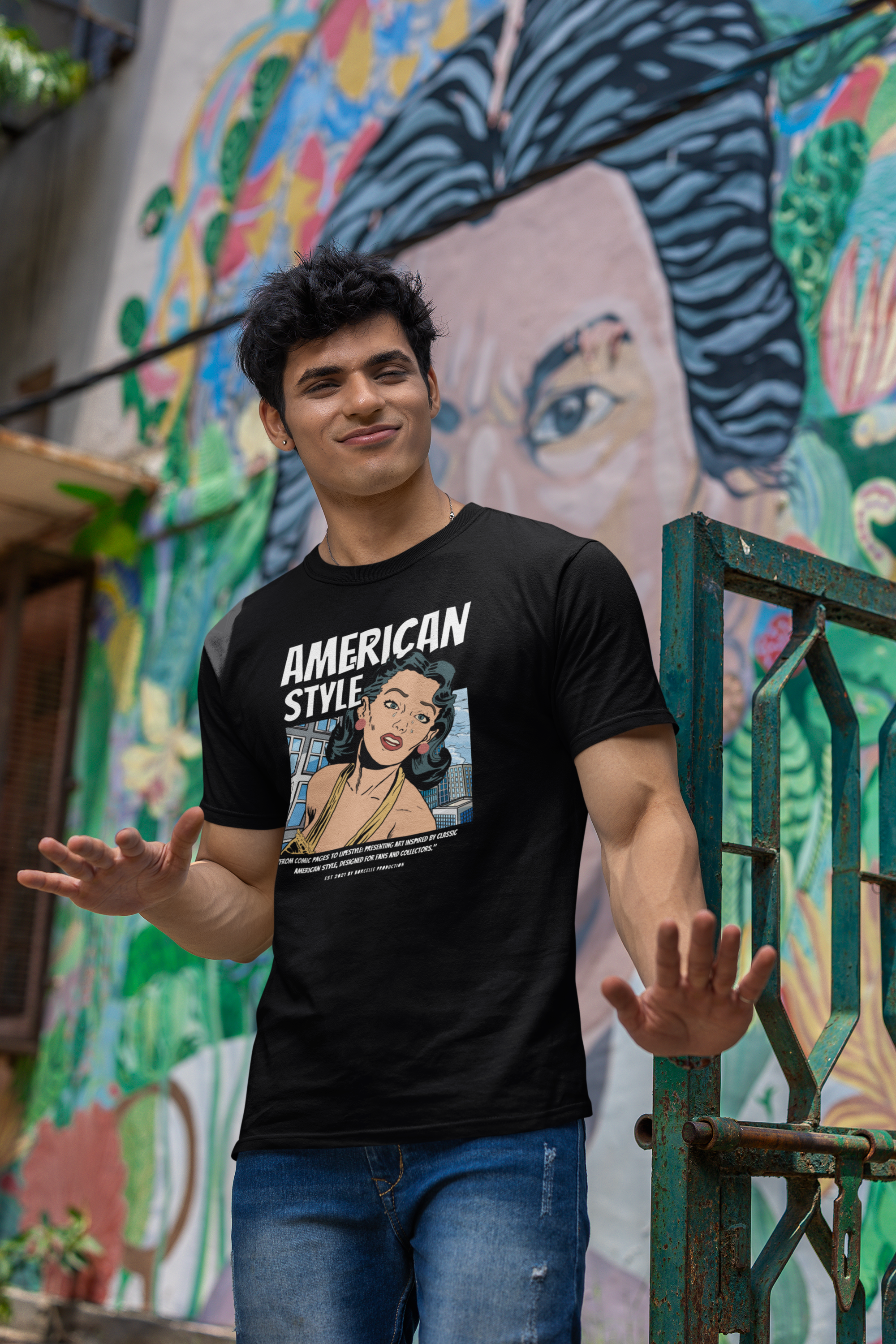 American Pride Legacy Regular Fit T-Shirt - Green Cotton