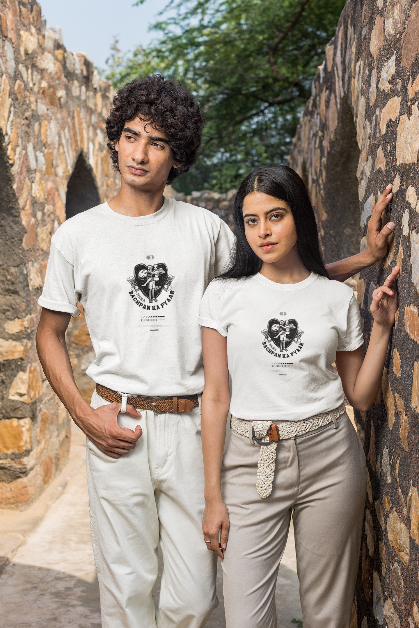 Bachpan Nostalgia Regular T-Shirt - Green Cotton