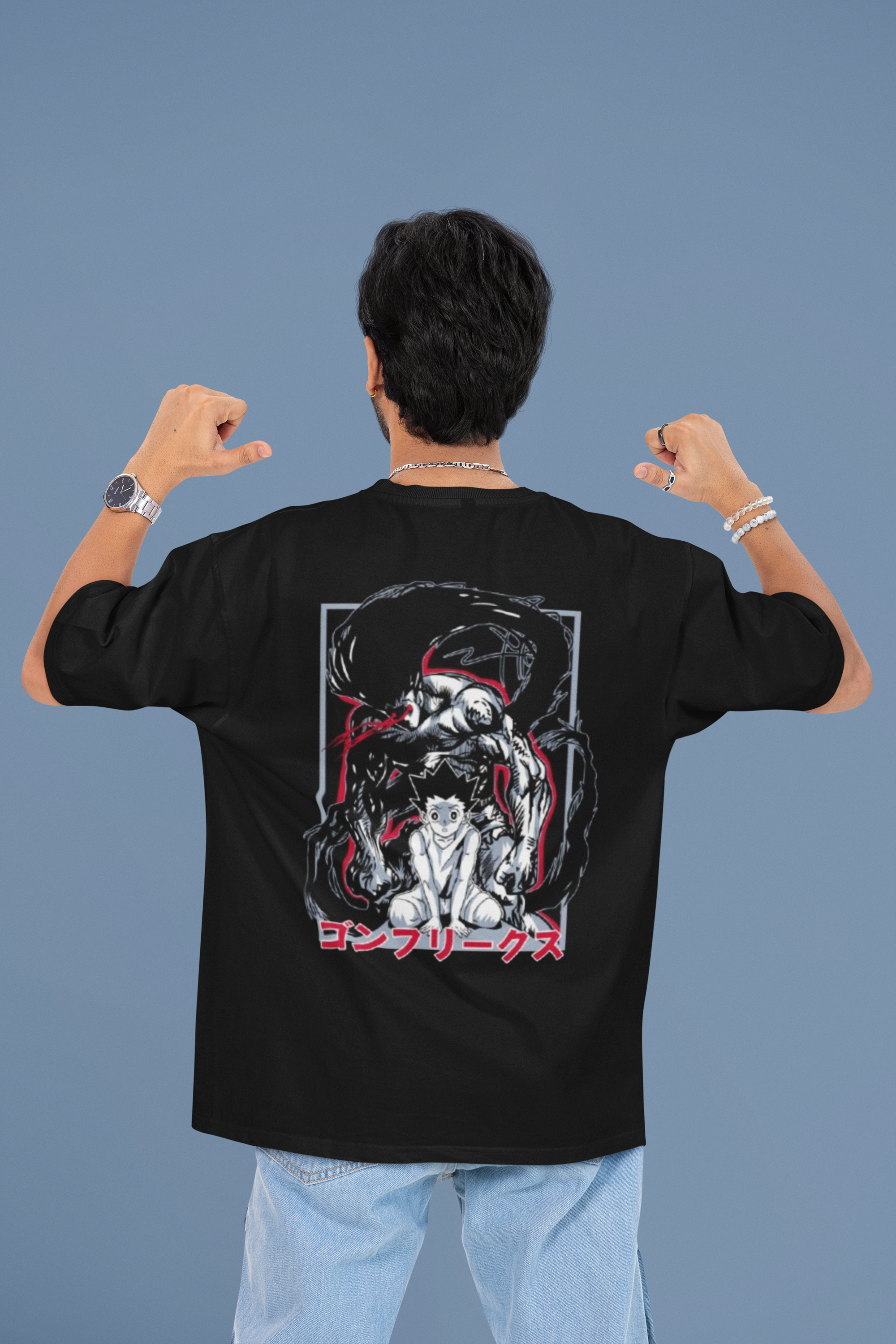 Imperial Chinese Dragon Oversized T-Shirt - Green Cotton