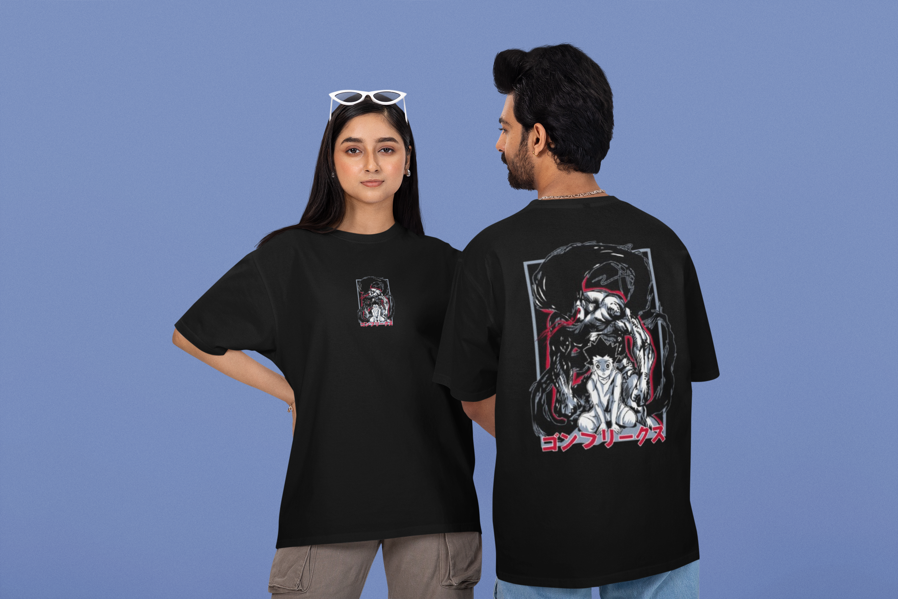 Imperial Chinese Dragon Oversized T-Shirt - Green Cotton