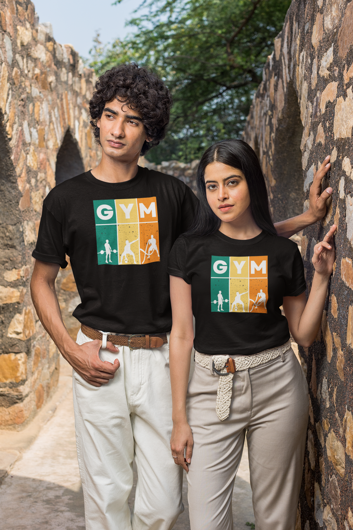 GymPro Performance Regular Fit T-Shirt - Green Cotton