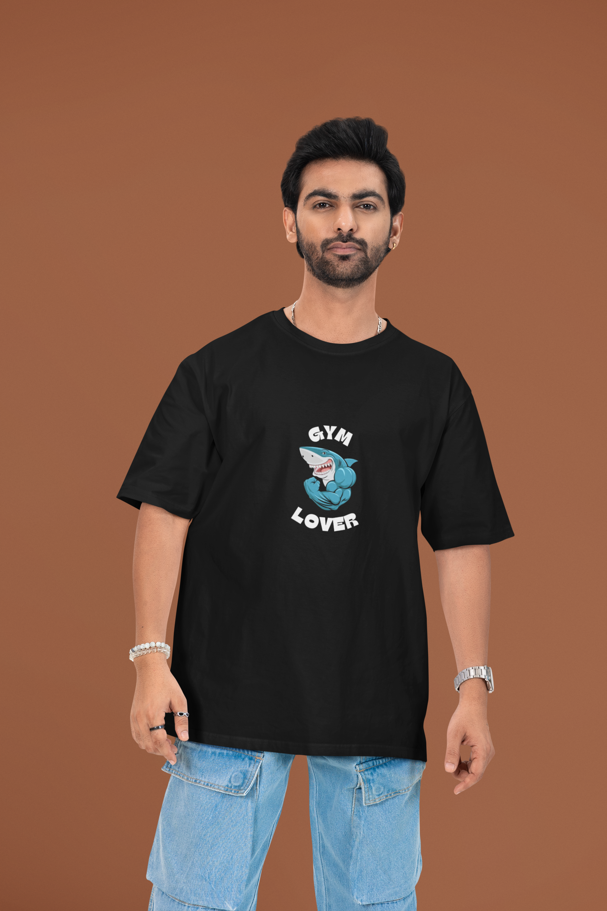 GymLover Oversized T-Shirt - Green Cotton