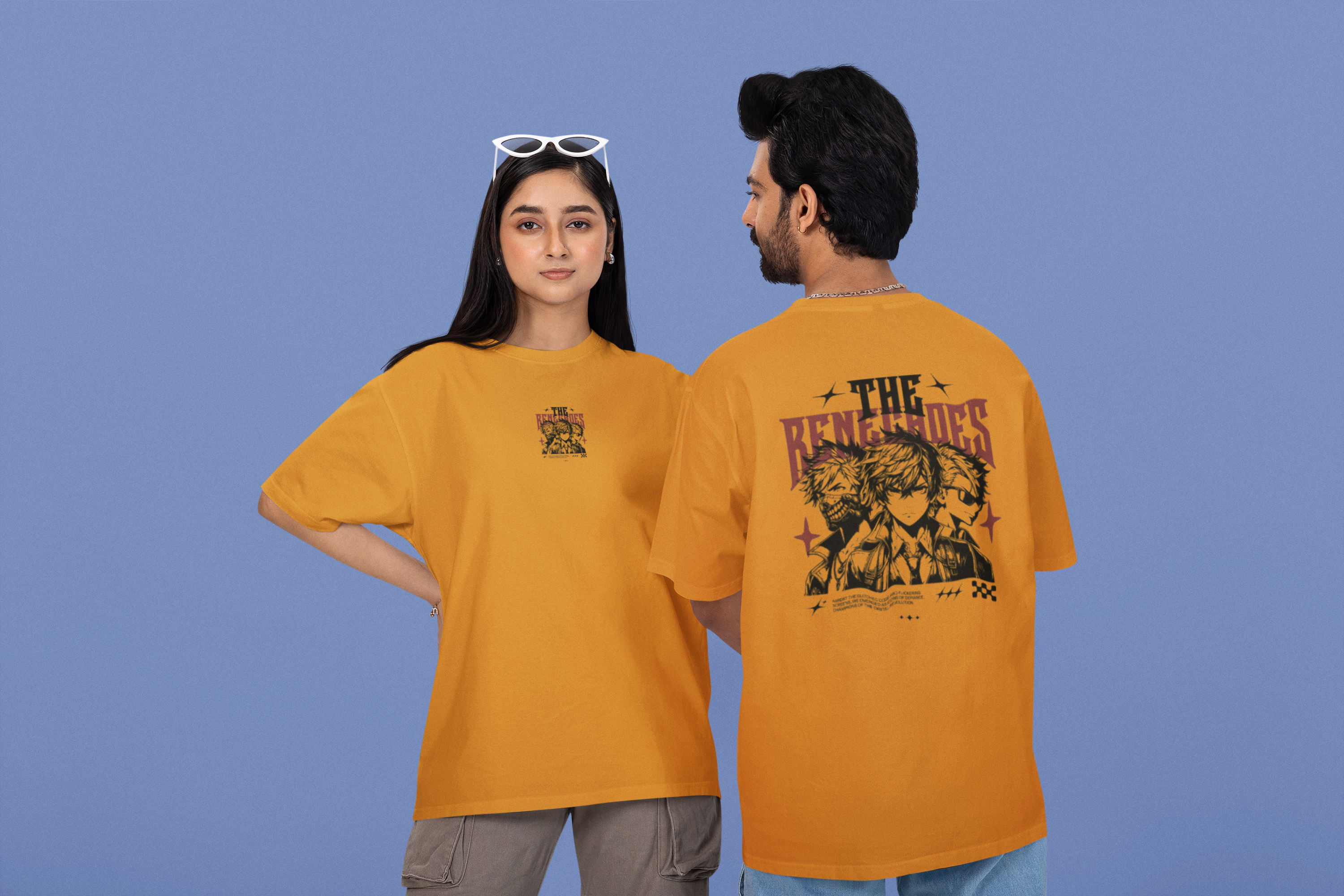 Ranchoes Oversized T-Shirt - Green Cotton