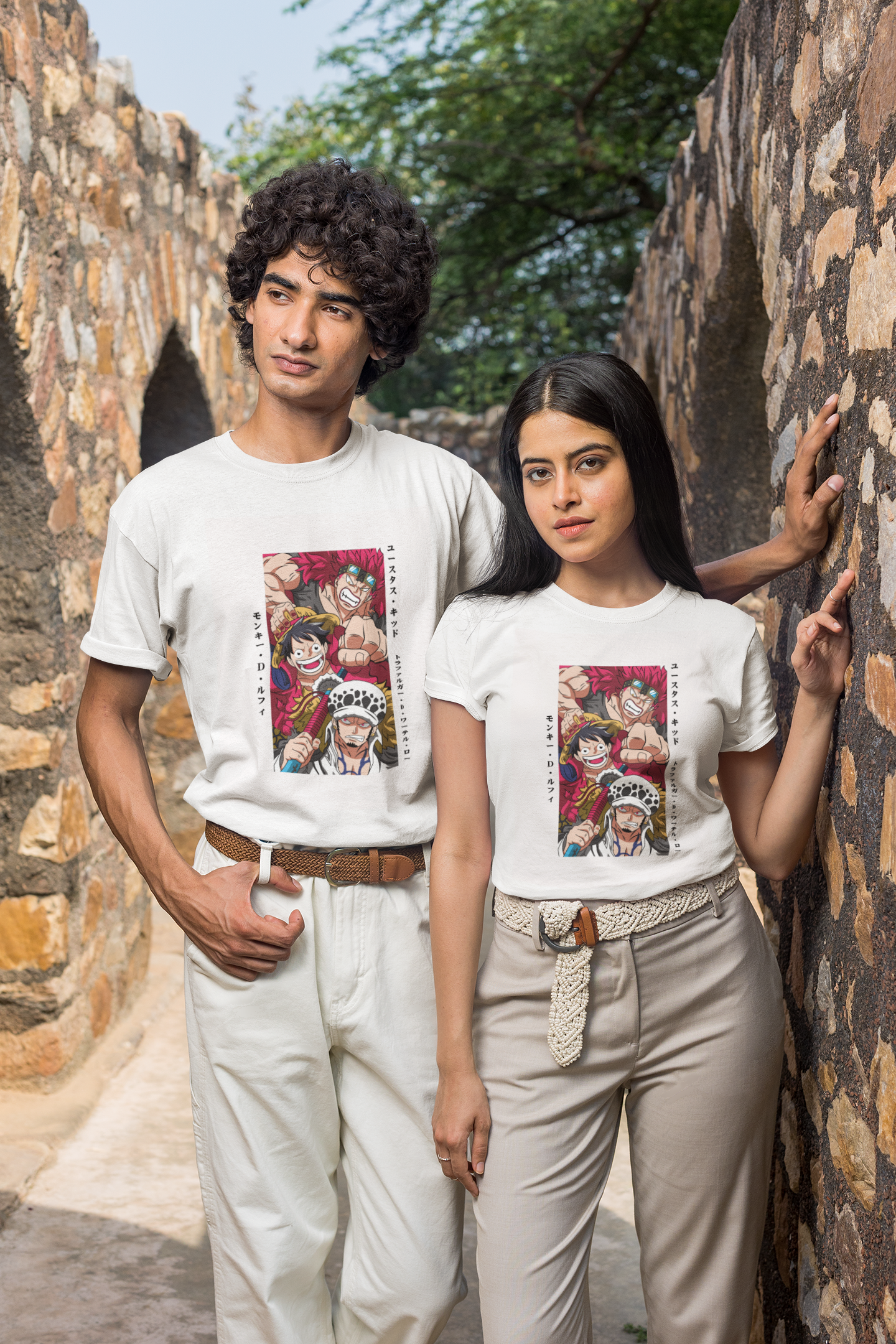 One Piece Adventure Essential T-Shirt - Green Cotton