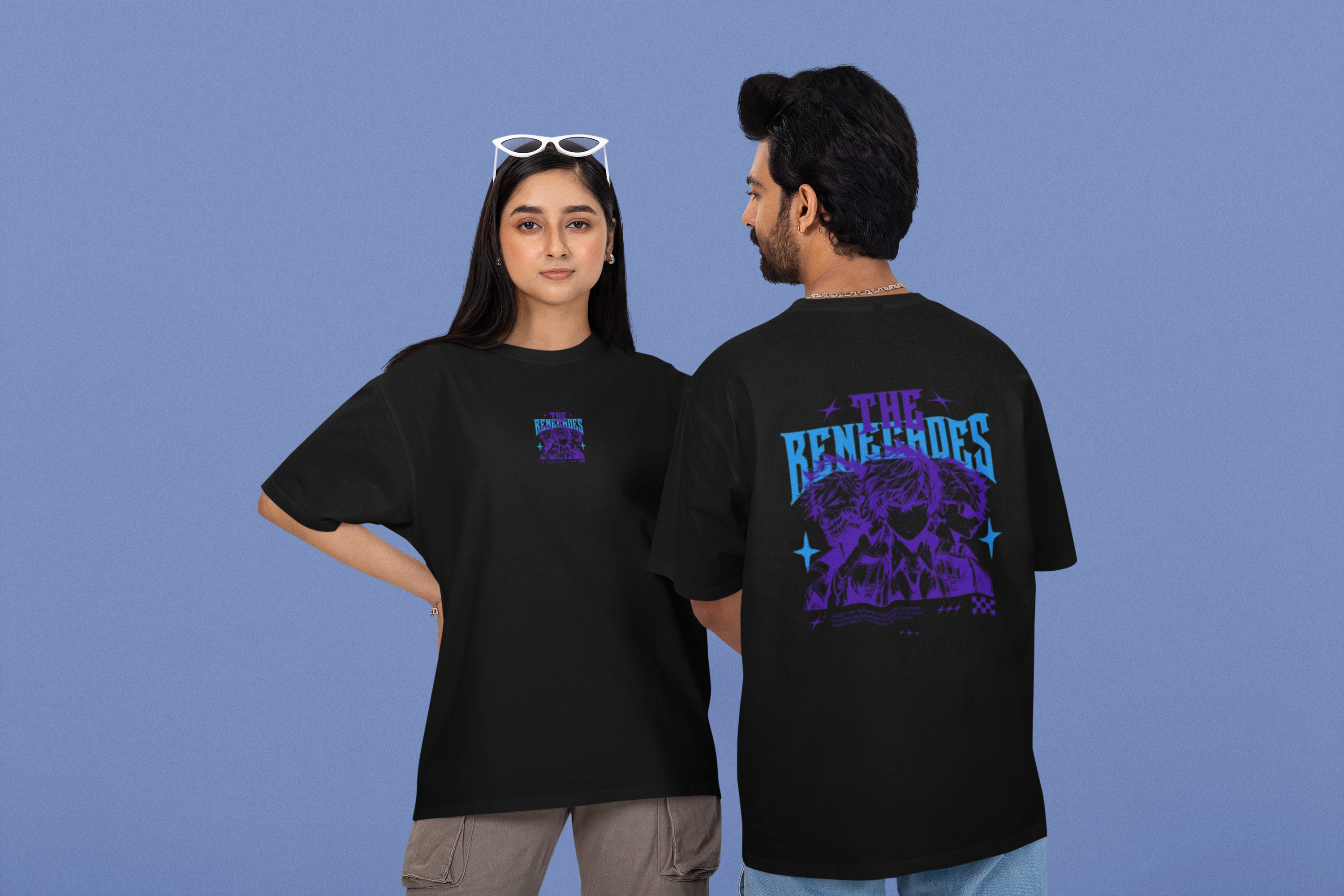 Ranchoes Oversized T-Shirt - Green Cotton